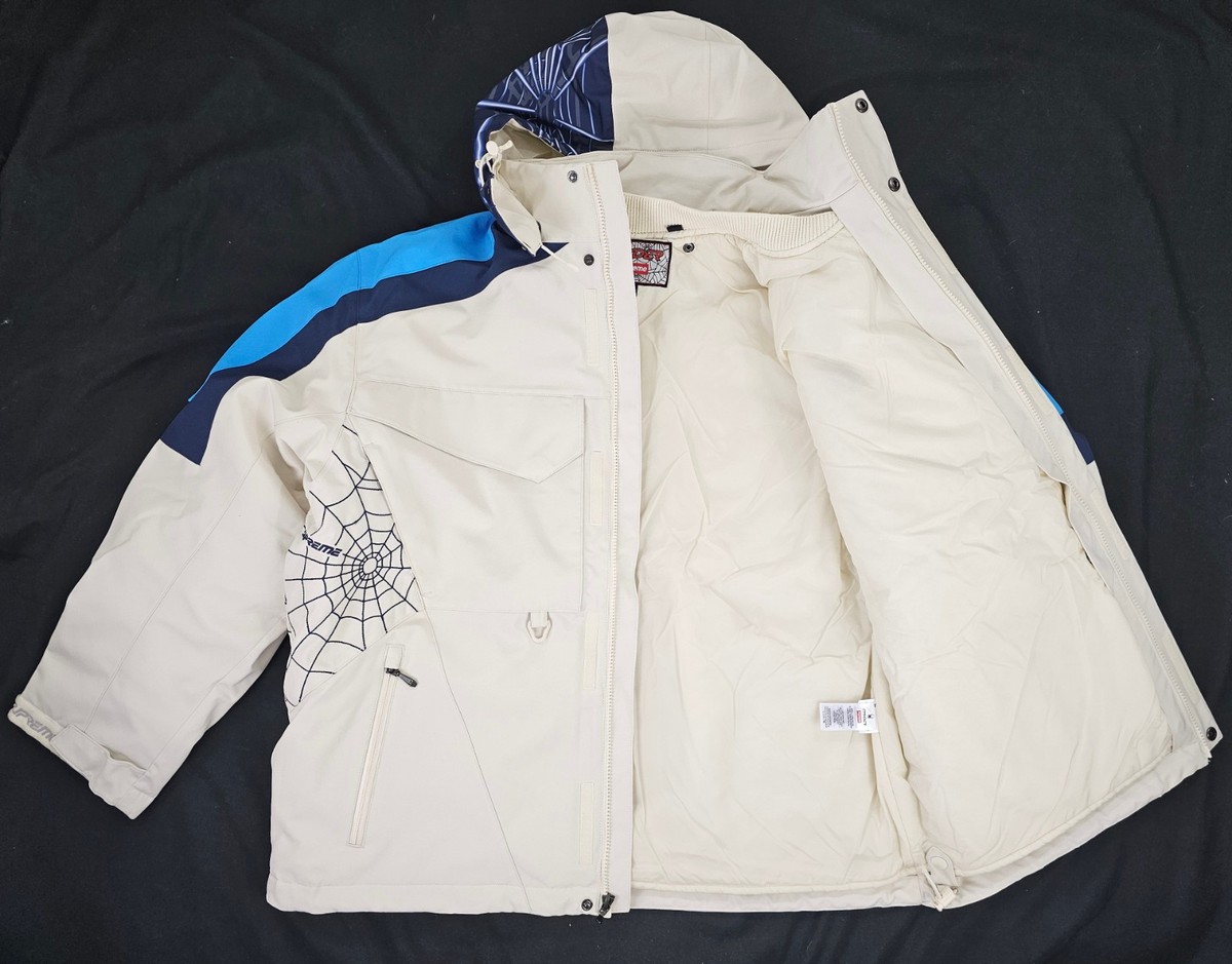 Supreme x Spyder Technical Jacket Stone White FW24 Men's Size