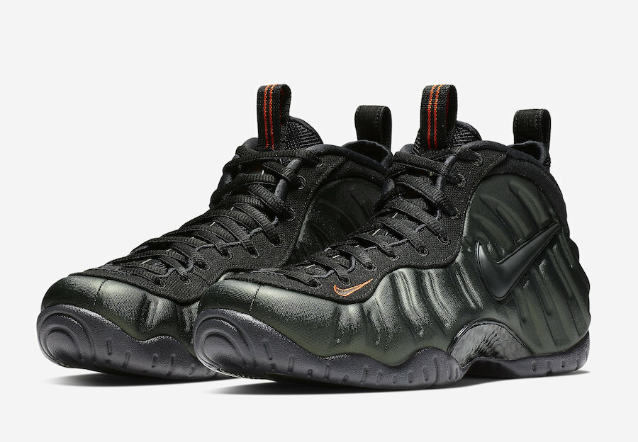 Nike MEN'S Air Foamposite Pro SEQUOIA SIZE 9 Undefeated Black Team