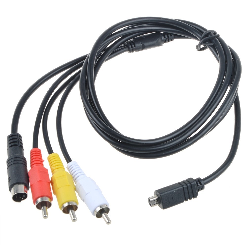 PwrON AV TV-Out Video Cable For SONY HVR-A1 HVR-V1 HVR-Z5 HVR-Z7