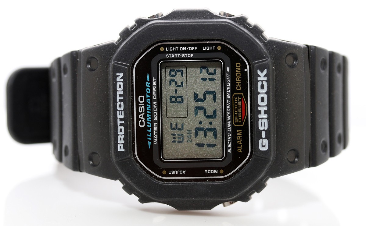 Casio DW-5600E-1V G-SHOCK Mens Black Digital Watch Classic Shock