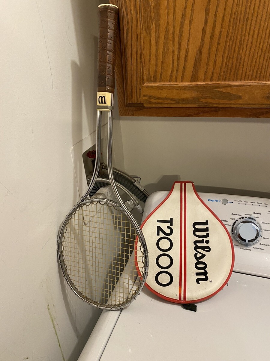 Vintage Wilson T2000 Jimmy Connors Steel Tennis Racket Strung | eBay