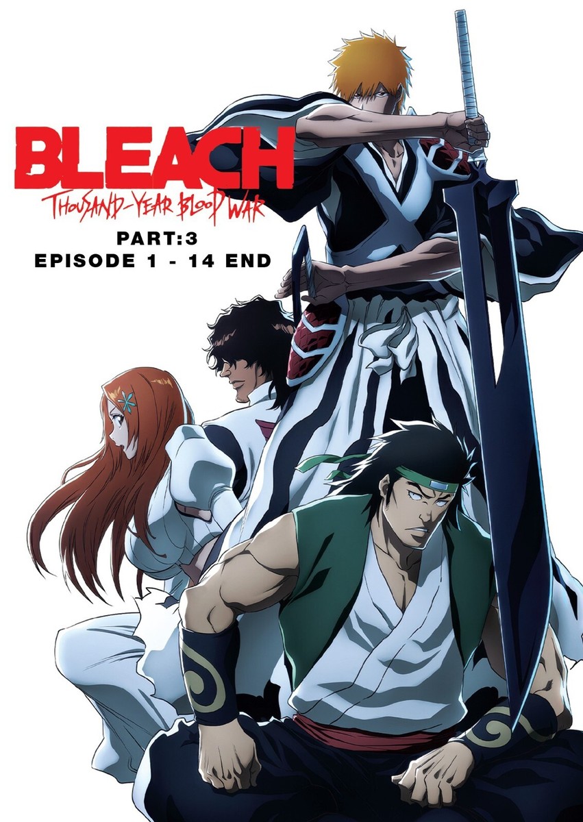BLEACH : THOUSAND-YEAR BLOOD WAR (PART 3) - DVD (1-14 EPS) ENG DUB
