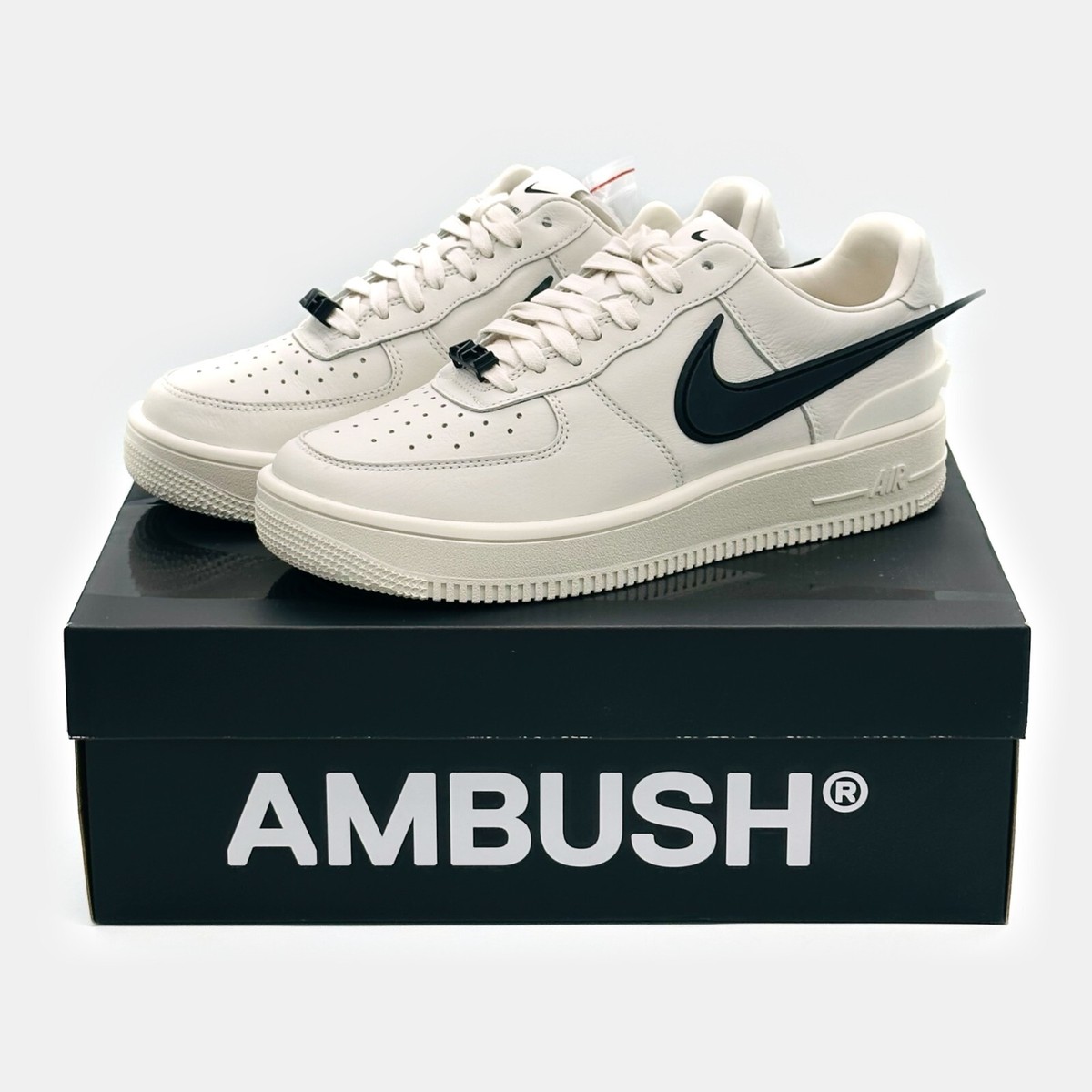 DV3464-002 Nike Air Force 1 Low AMBUSH Phantom White Sail Black