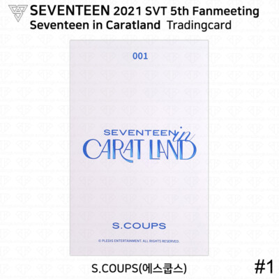 2021 SVT 5th Fan Meeting SEVENTEEN in Caratland Trading Card