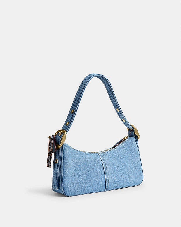 Coach Coachtopia Cargo Shoulder Bag in Upcrafted Denim NWT (CAI00