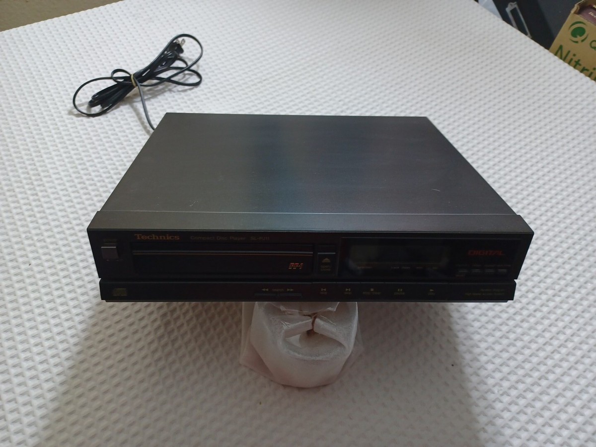 TECHNICS SL-PJ11 CD Compact Disc Player, 1980s Vintage 1986 Model