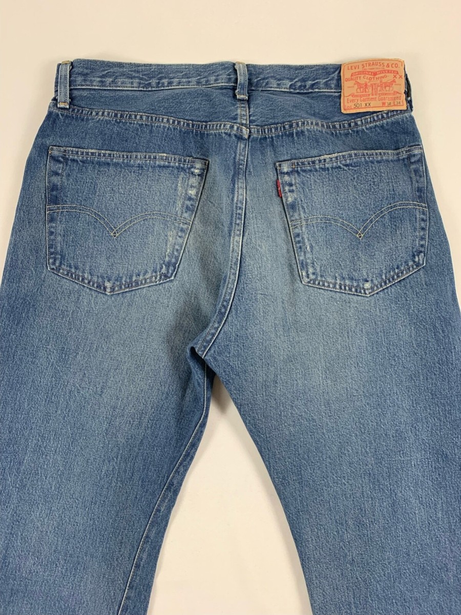 LEVIS VINTAGE CLOTHING LVC 1955 501 SELVEDGE THE SADIST 34X34 NWOT