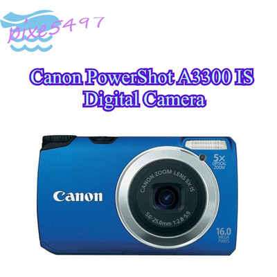 Canon PowerShot A3300 IS Digital Camera 16.0 MP 5x Optical Zoom