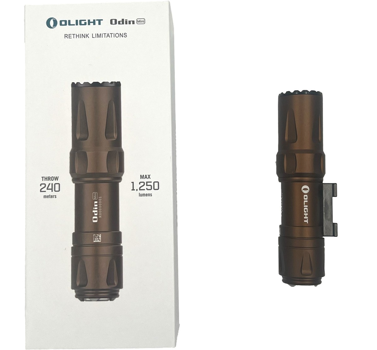 Olight Odin Mini Tactical LED Torch - Desert Tan for sale online