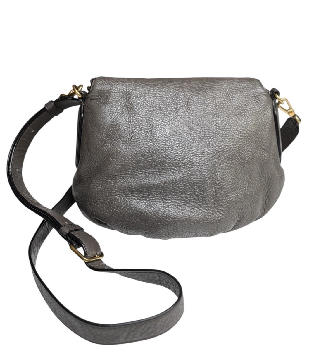 MARC BY MARC JACOBS Classic Q NATASHA Gray Crossbody Shoulder Bag