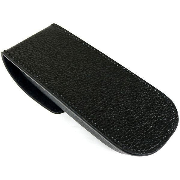 CHROME HEARTS Glasses Case Eyewear Leather Hard Case Scroll Logo