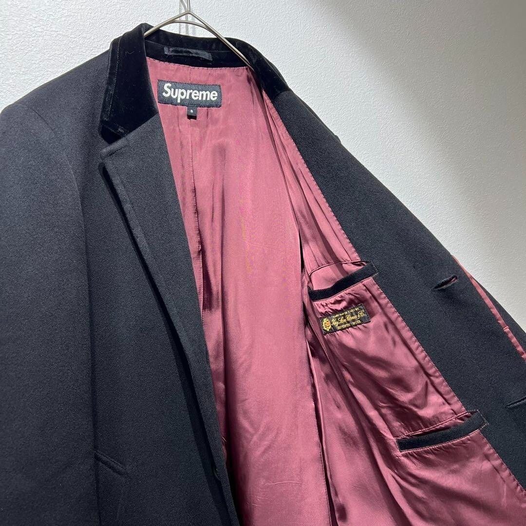 Supreme X Loro Piana Wool Overcoat Coat Charcoal Mens Size Large