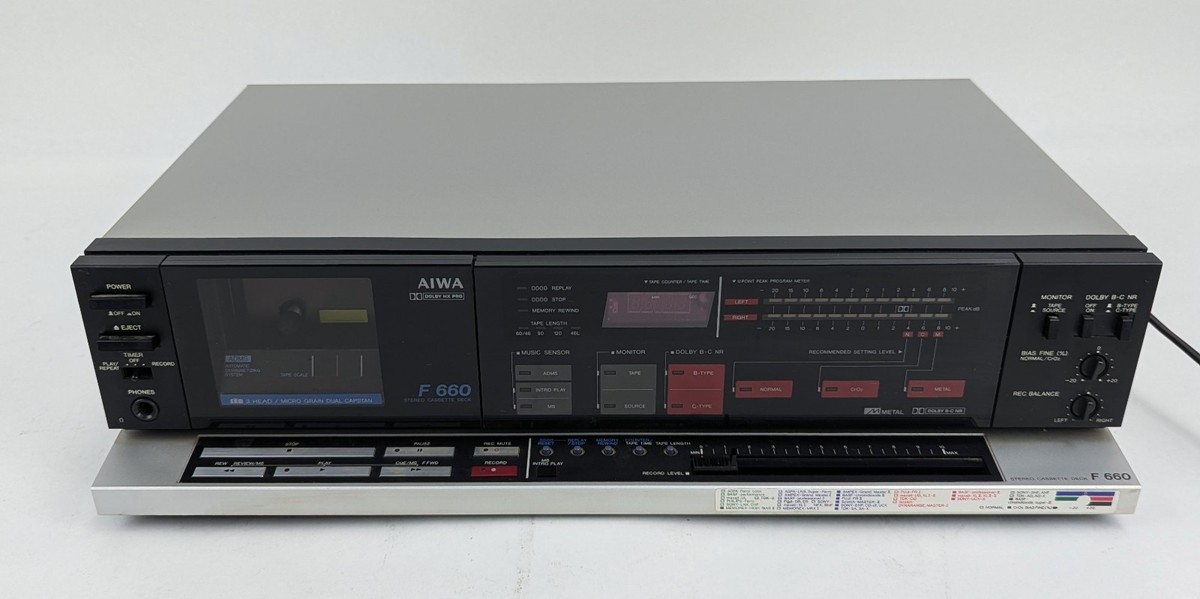 Aiwa F660 Stereo Cassette Deck - Vintage Japan AD-F660U | eBay