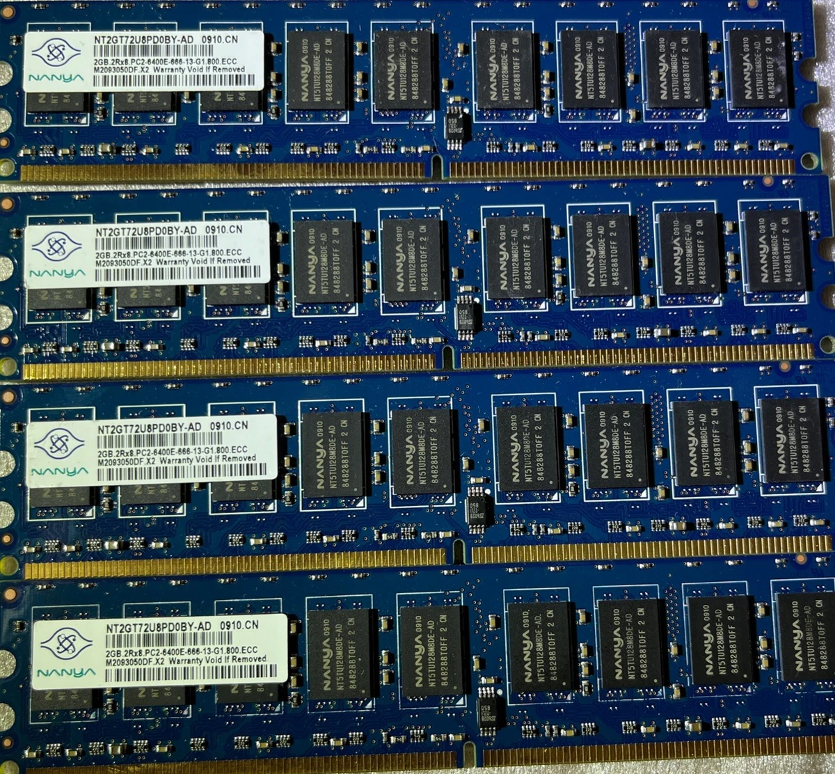 Nanya DDR2 SDRAM Computer 8 GB Total Capacity Memory (RAM) for