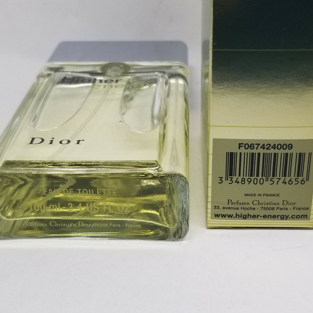 Higher Energy by Parfums Christian Dior Men 3.4 oz Eau de Toilette