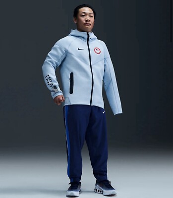 Nike OLYMPIC PARALYMPIC USOPC USA Team Tech Fleece Windrunner NWT