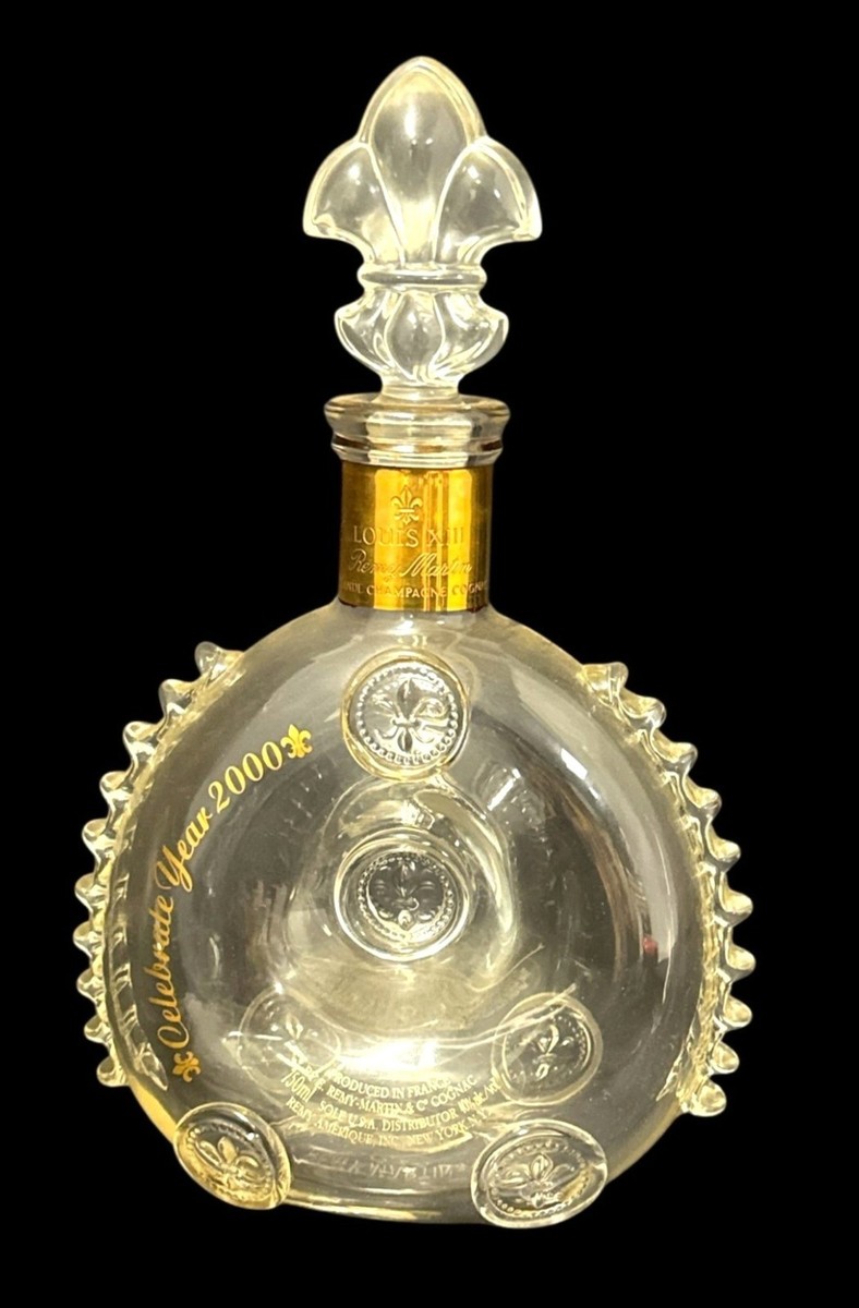 Baccarat Crystal Remy Martin Louis XIII Cognac Empty Bottle