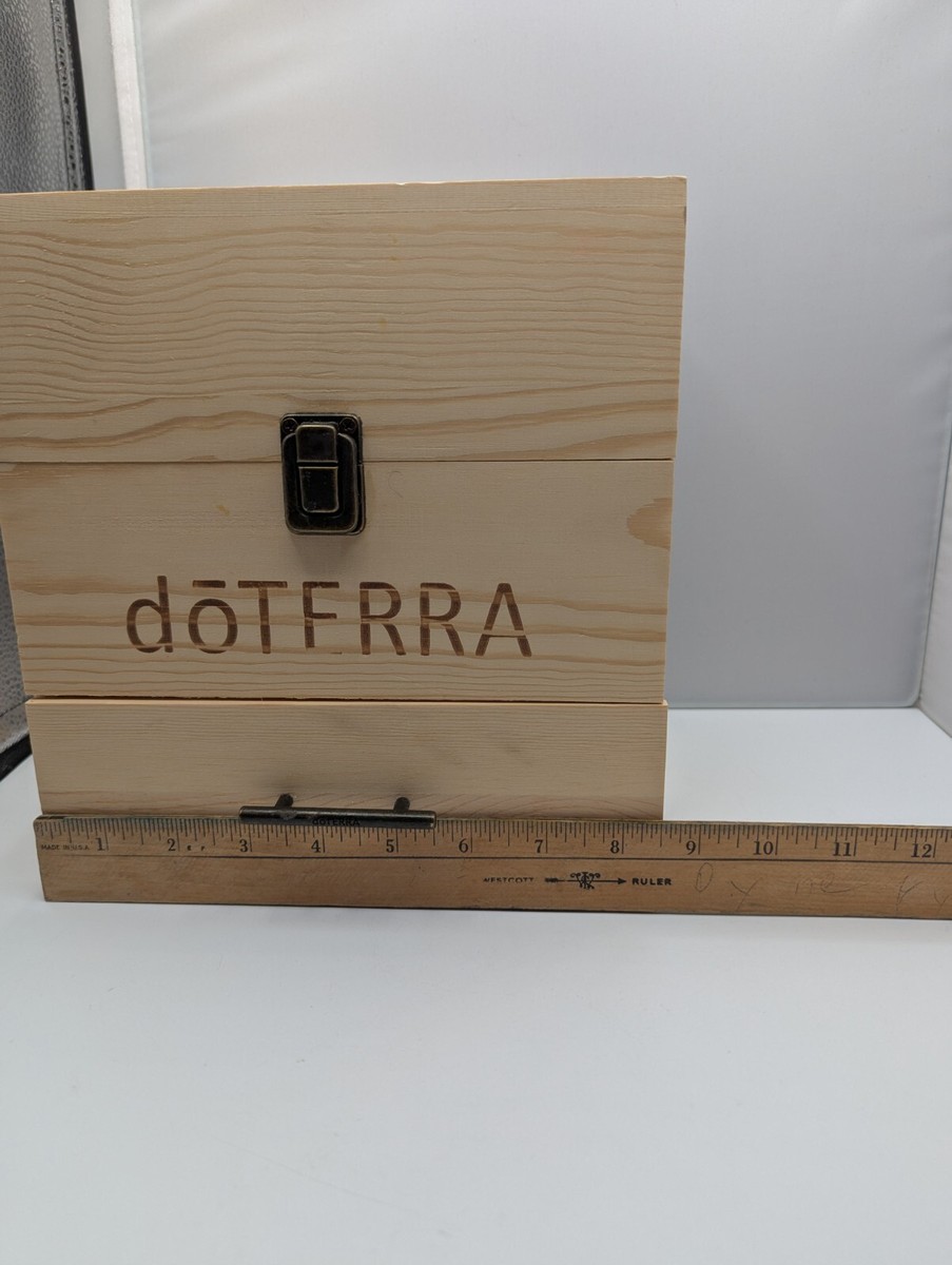 Wooden Storage Box DoTerra Essential Oil 3 Levels 50+ Bottles 14