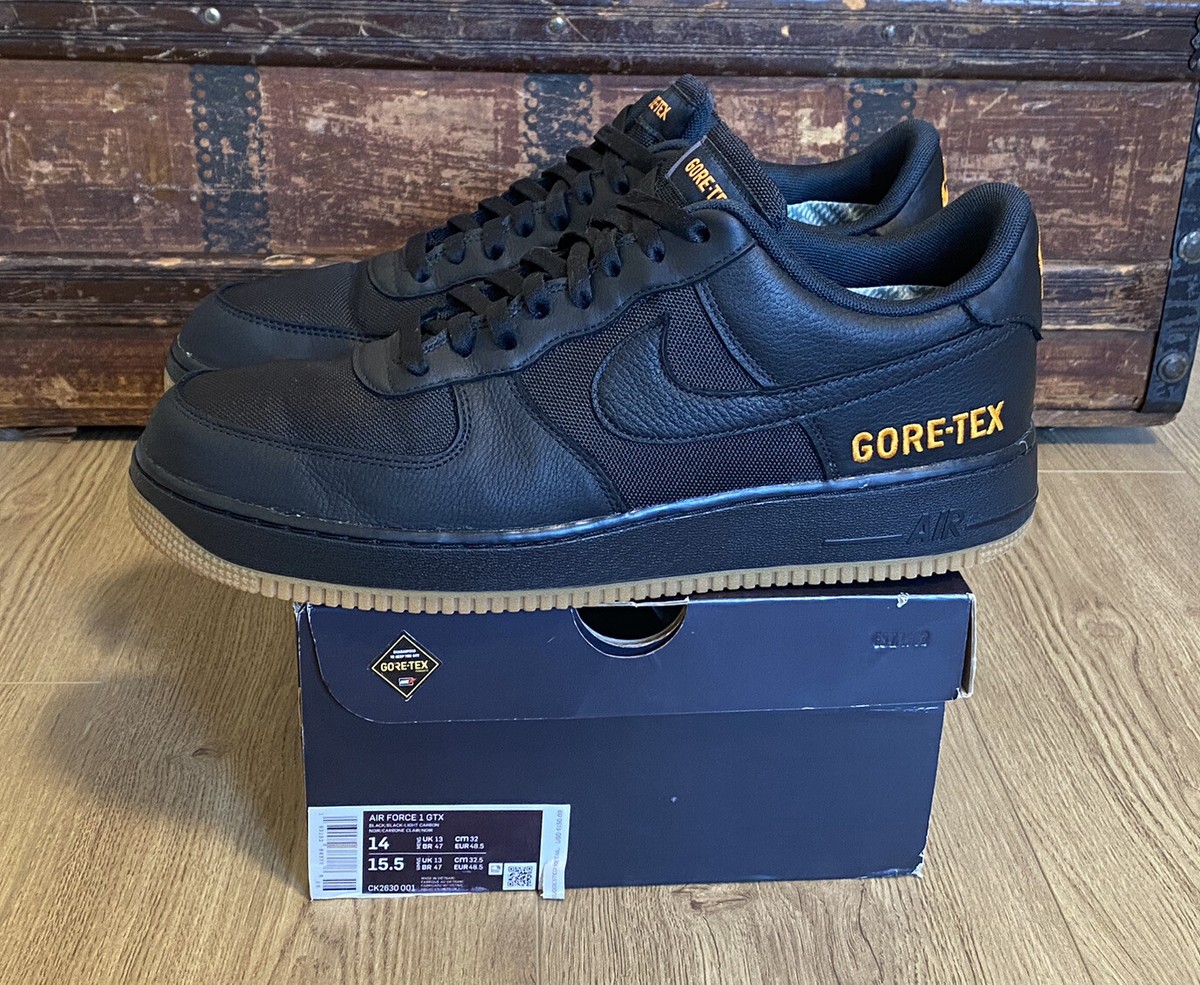 2019 Gore-Tex Nike Air Force 1 GTX Black Light Carbon CK2630-001