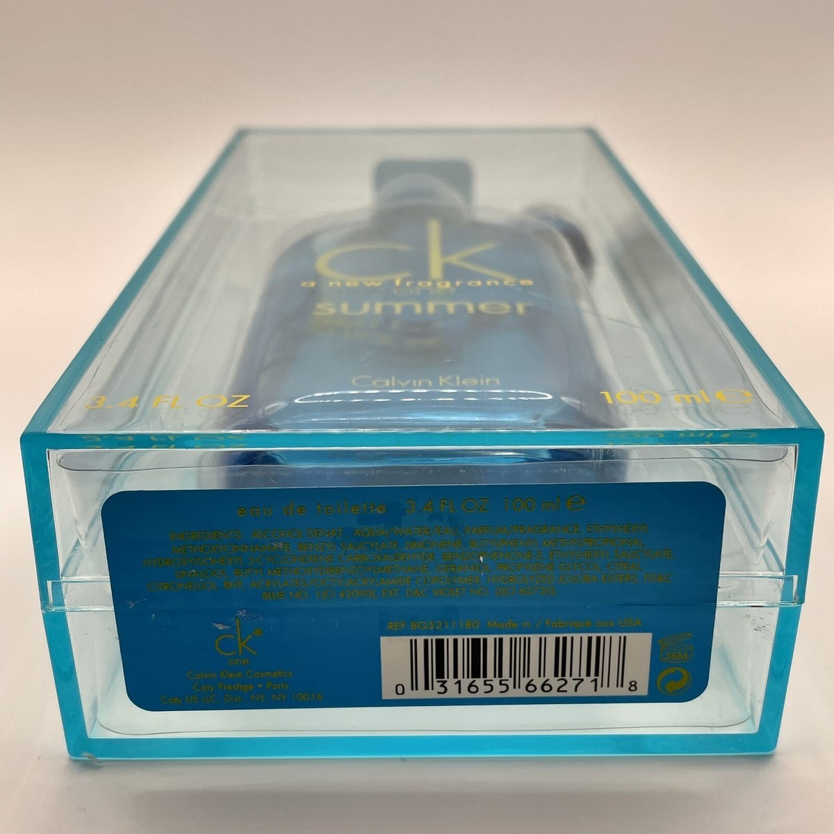 CK One Summer 2008 By Calvin Klein EDT Spray 3.4 oz VERY RARE