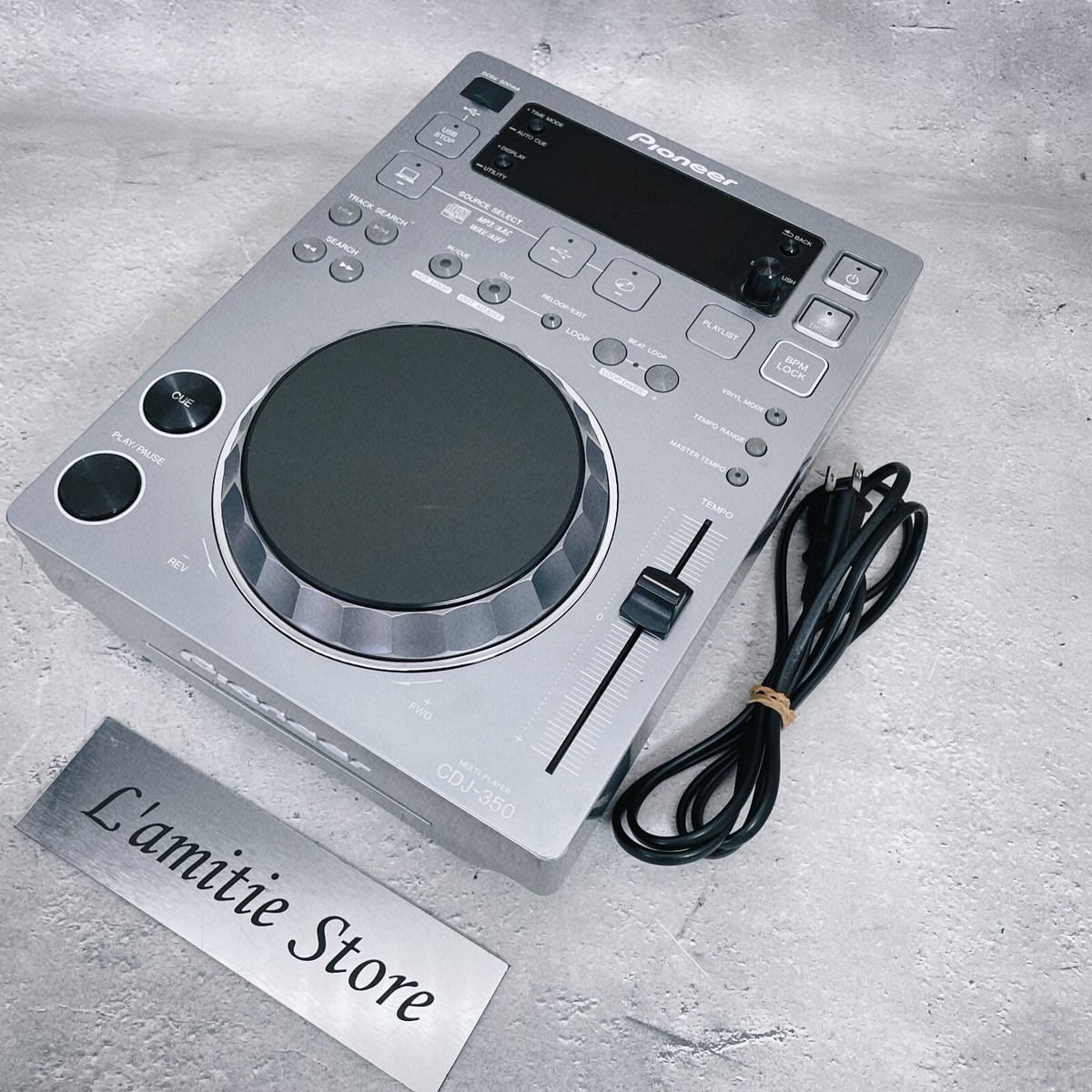 Pioneer CDJ-350-S Limited Silver DJ Player Digital Turntable