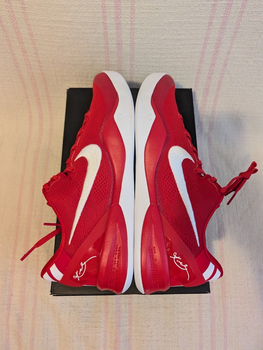 Nike Kobe 8 Protro University Red White Team Bank HF9550-600 Men's