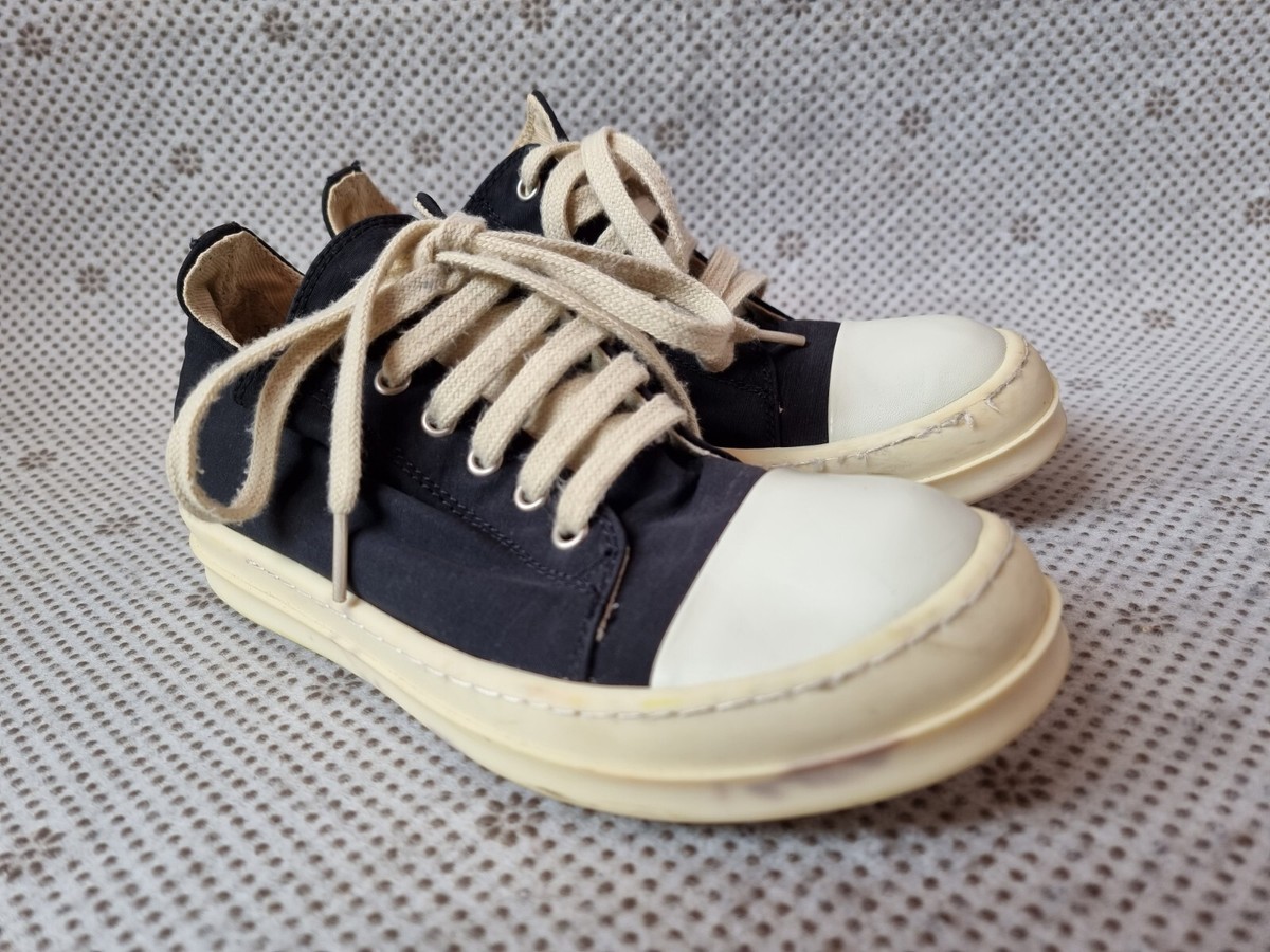 Rick Owens Black DRKSHDW Ramones Low Size 37 | eBay