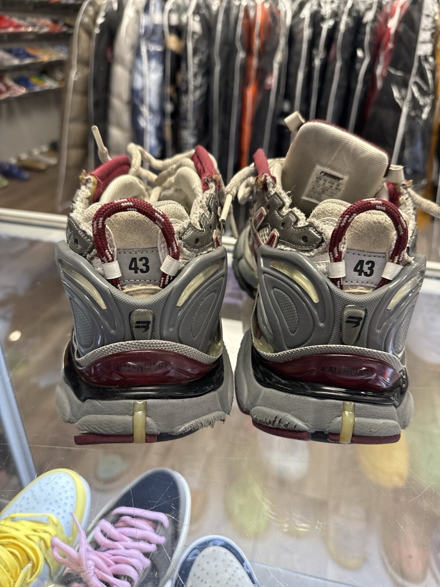 Size 10 - Balenciaga Runner Burgundy 43 No Box Rare Color And Size