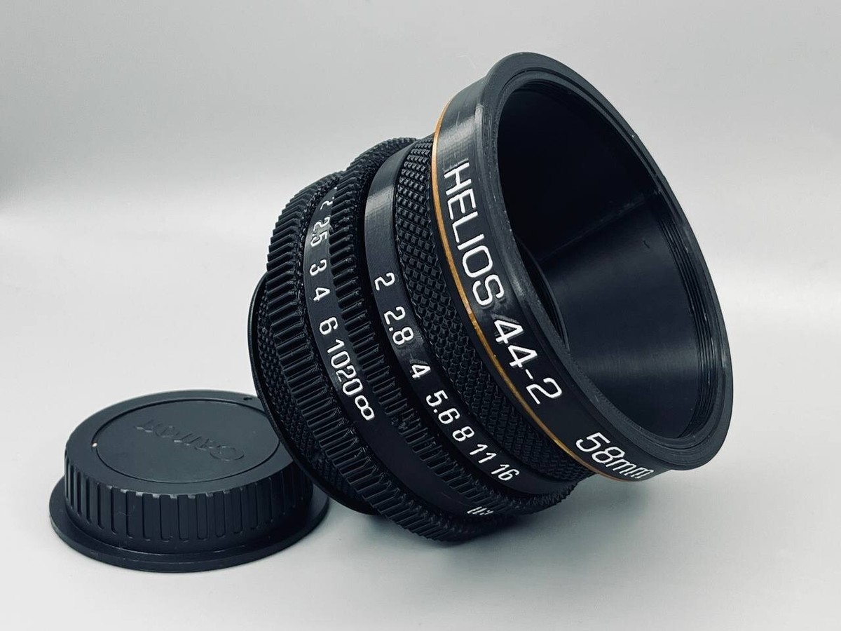 Rehoused HELIOS 44-2 58mm f2 Cine Mod Lens Fuji-X Mount Anamorphic