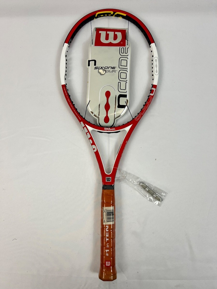 NEW Wilson N Code Six One Tour 90, 4 3/8 Roger Federer 2006