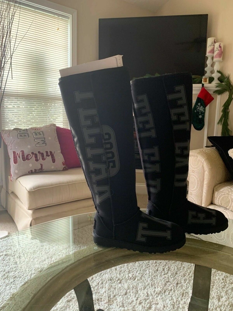 UGG x TELFAR Fleece Tall - Black Knee High | eBay