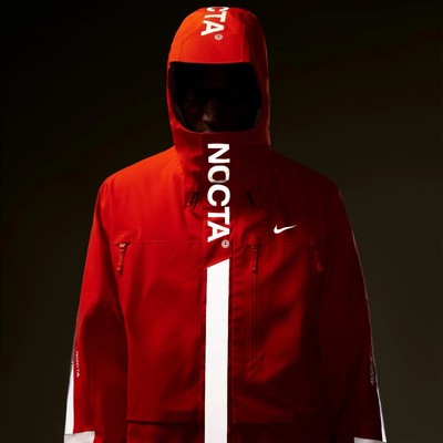 Nike x Nocta DRAKE Tungsten Alien Goretex Jacket Orange SIZE LARGE