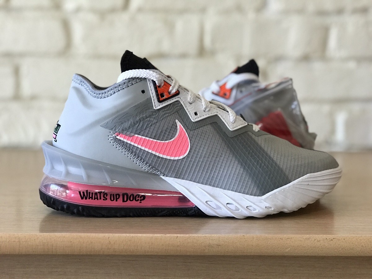 Nike LeBron XVIII 18 Low Space Jam Bugs Marvin Grey Pink CV7562