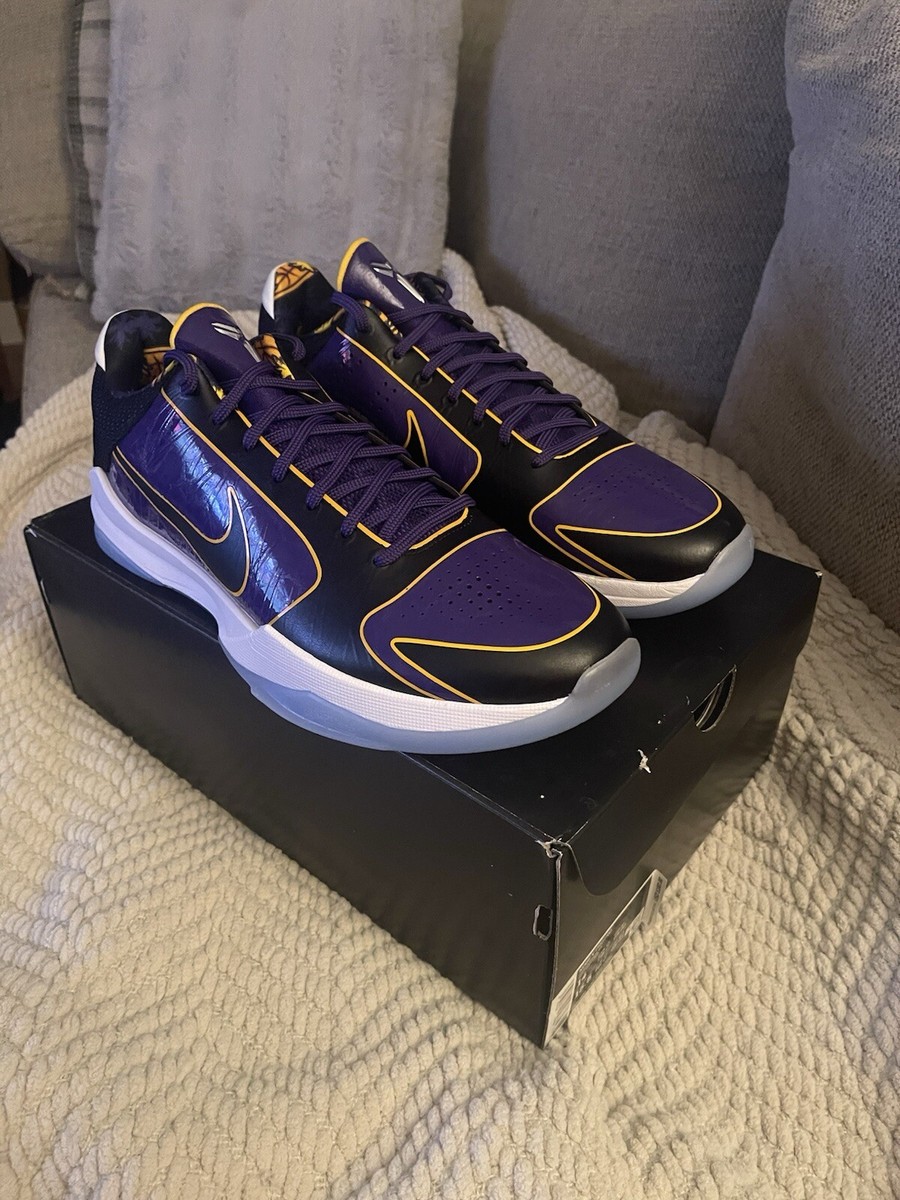 Nike Zoom Kobe V 5 Protro Lakers Size 14 Mens Court Purple CD4991