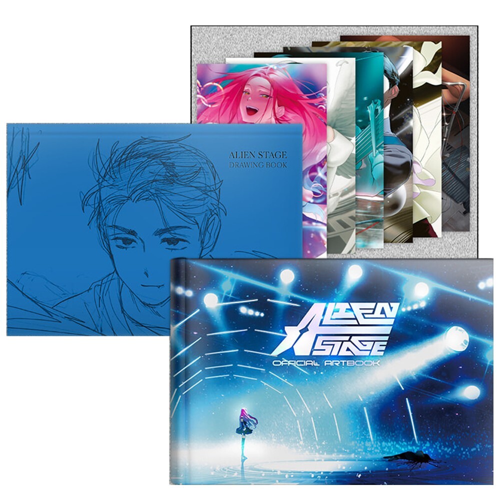 Alien Stage Official Artbook Special Edition & Mini Posters Korean