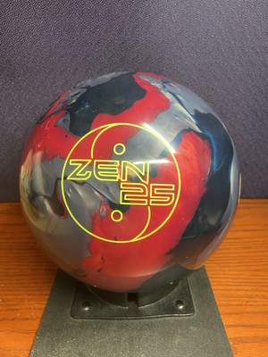 Global 900 Zen 25 Red Silver Black Bowling Ball 15 Pounds Brand