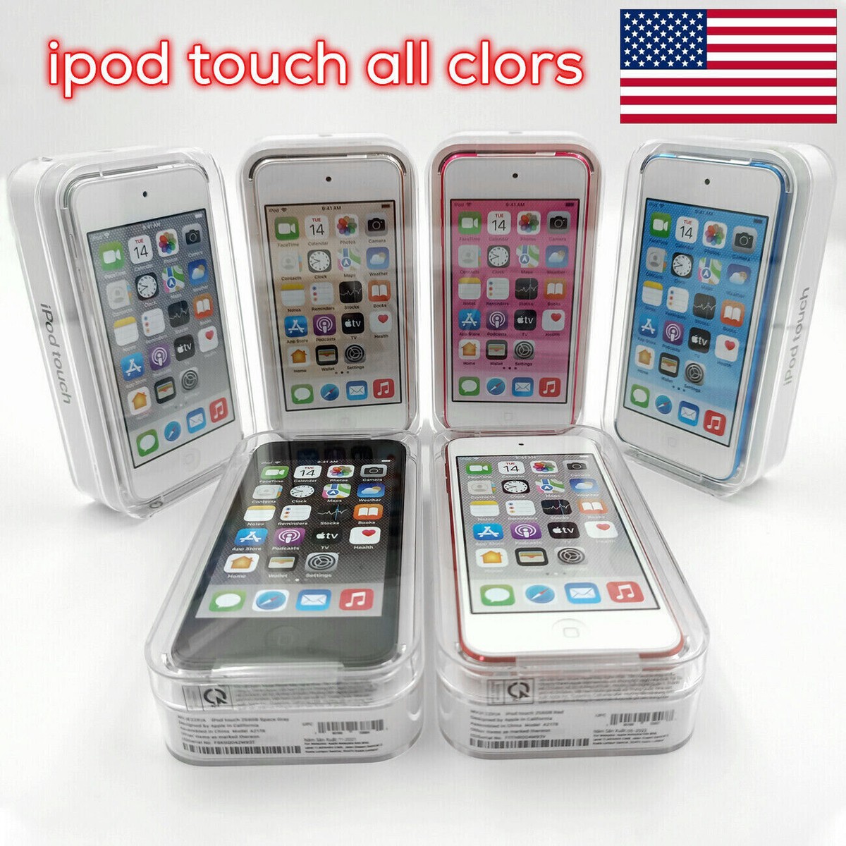 NEW Apple iPod touch 5th 6th 7th Gen 256GB/ 128GB/ 64GB/ 32GB/16GB