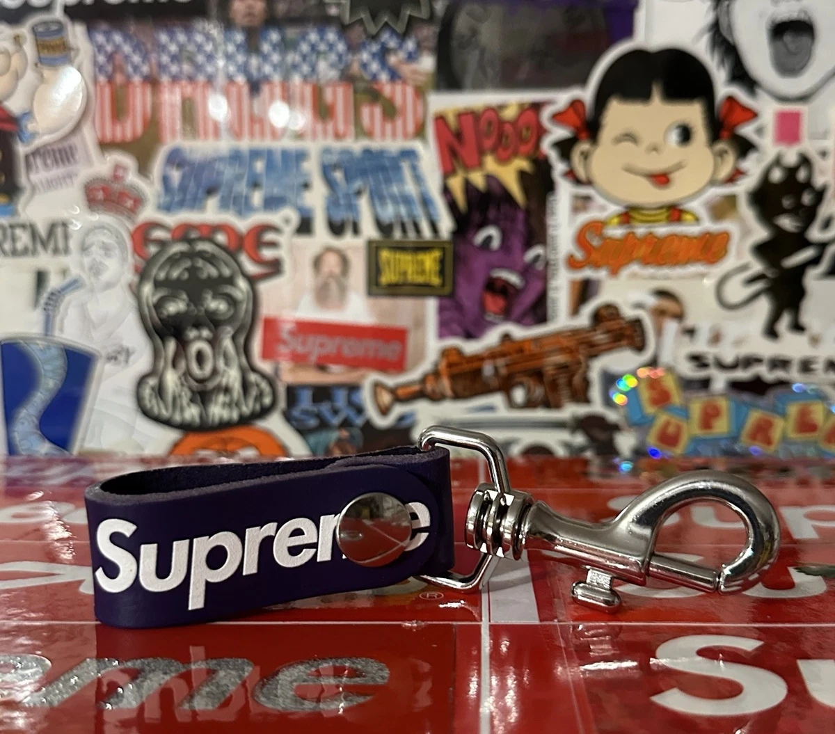Supreme Leather Key Chains, Rings & Cases for Men for sale | eBay