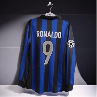 FC INTER DE MILAN 98/99 HOME - JERSEY RETRO - SOCCER - XL (USA