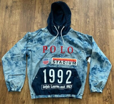 Polo Ralph Lauren 1992 Indigo Stadium Popover Jacket Small