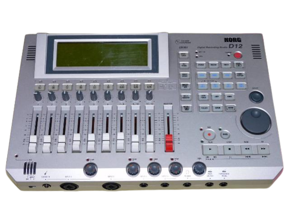 KORG D-12 Digital Recording Studio d12 Multi Track Recorder Very