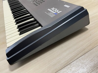 Korg N364 61-Key Keyboard Synthesizer with Power Cable Used from