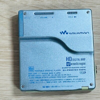 SONY MZ-E720 walkman minidisc MD player Blue Good GP | eBay