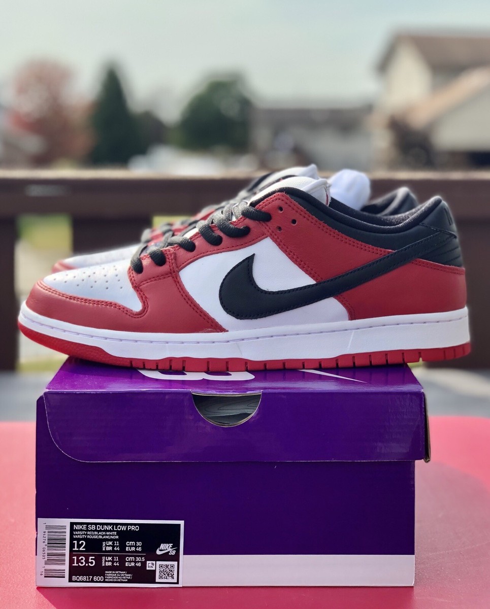 Nike SB Dunk Low Pro Chicago J-Pack Size 12 Air Jordan Zoom Bred