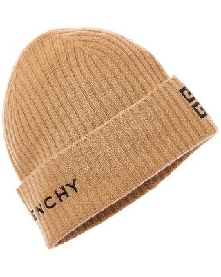 Givenchy 4G Wool & Cashmere-Blend Beanie Men's Brown | eBay