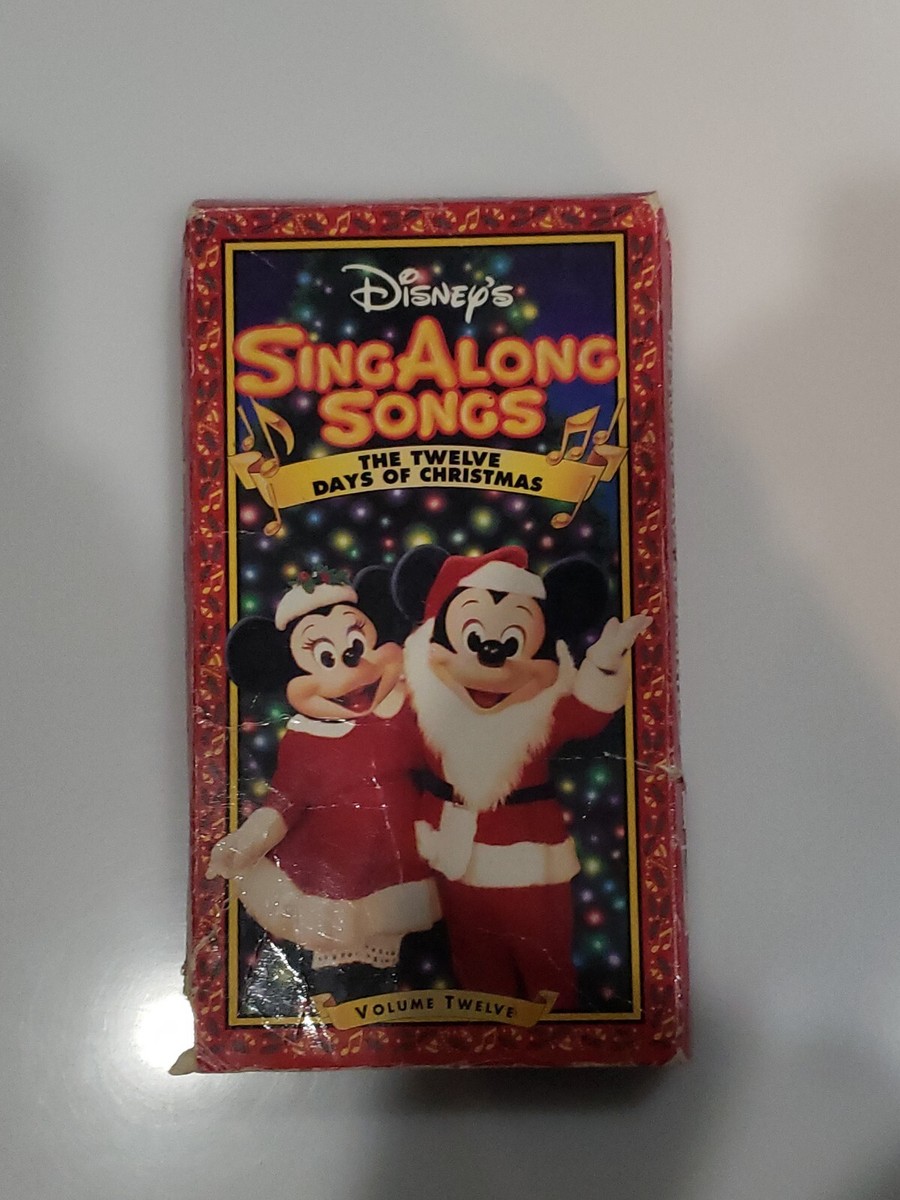 Disney's Sing-Along Songs: The Twelve Days Of Christmas (1993, VHS