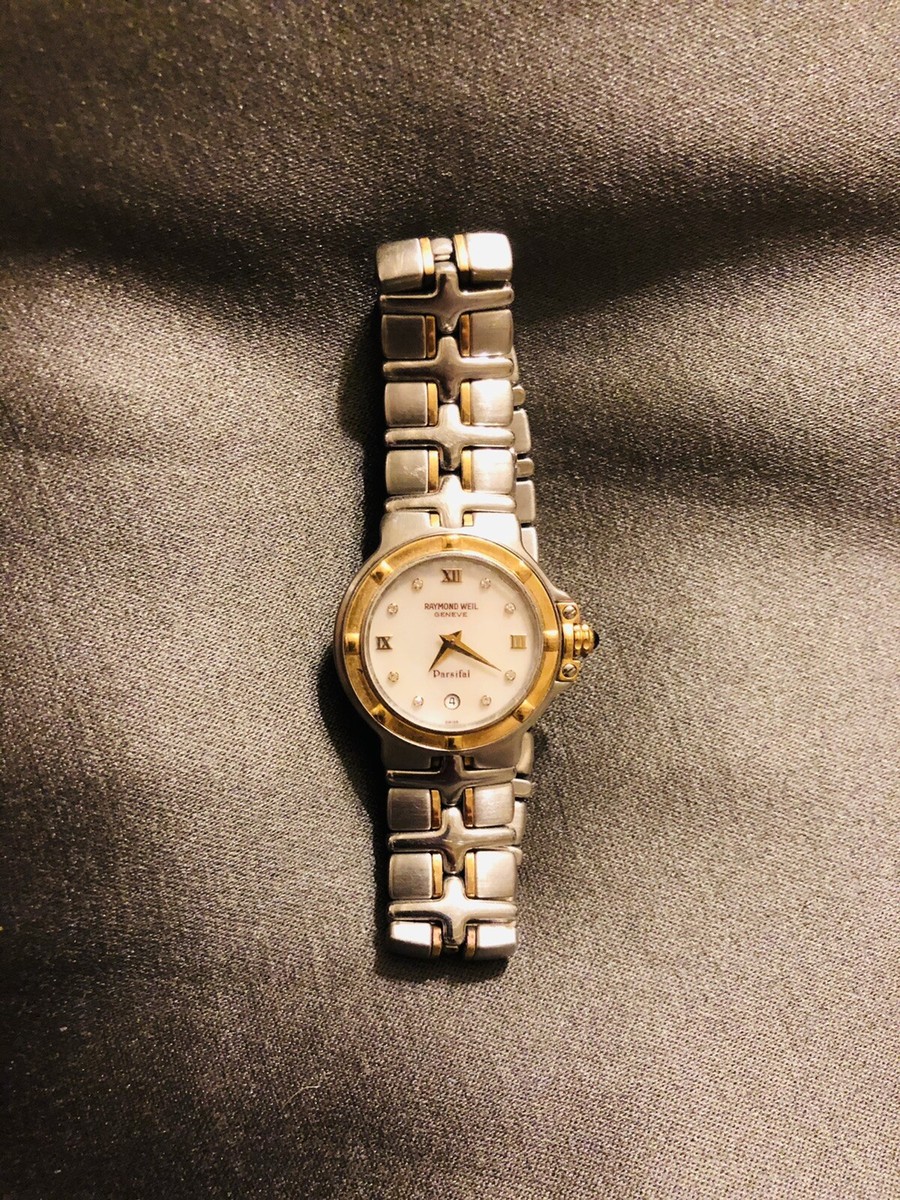 Vintage Raymond Weil Parsifal 9190 Swiss Stainless Steel & Gold