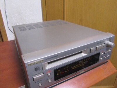 ONKYO MD Mini Disc Recorder MD-105TX Silver High Speed Audio MDLP