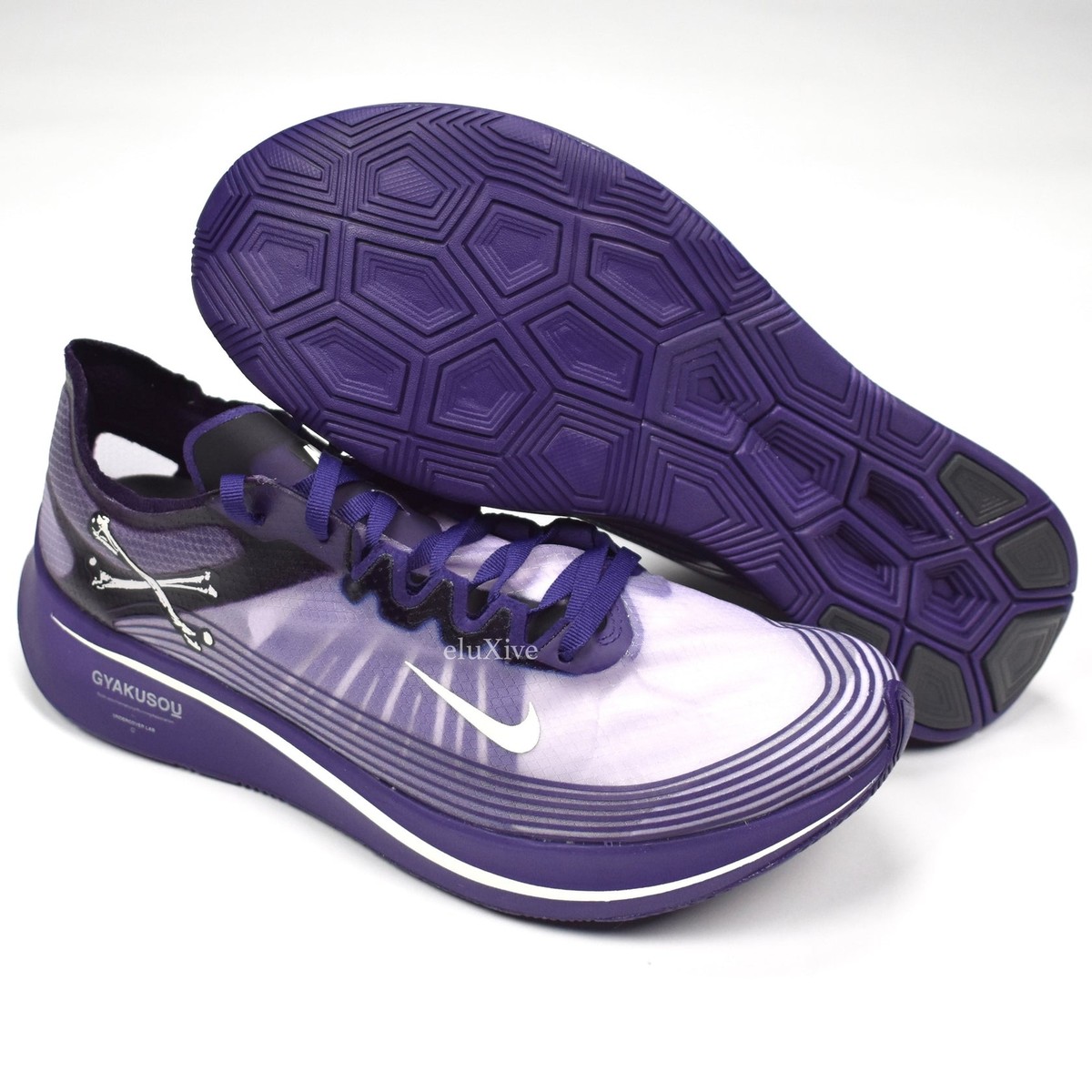 NWT Nike Undercover Zoom Fly Gyakusou Ink Purple Sneakers Mens 10