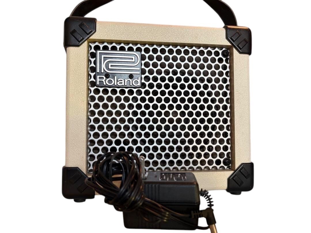 Roland Micro Cube N225 Guitar Amplifier Portable White Working